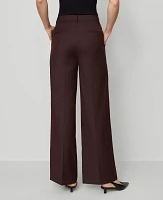 Ann Taylor The Wide-Leg Pant Classic Burgundy Women's