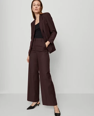 Ann Taylor The Wide-Leg Pant Classic Burgundy Women's
