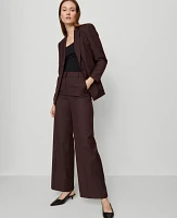 Ann Taylor The Wide-Leg Pant Classic Burgundy Women's