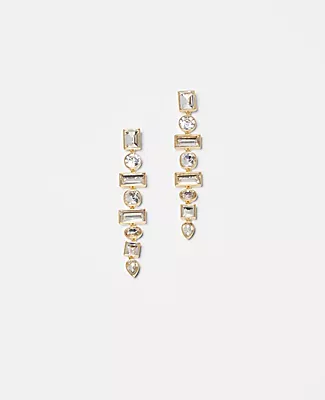 Ann Taylor Sparkle Linear Drop Earrings