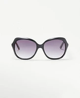 Ann Taylor Oversized Rounded Sunglasses Multi Women's