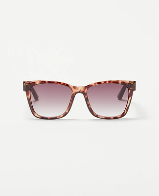 Ann Taylor Square Butterfly Sunglasses Women's