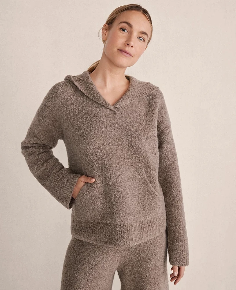 Ann Taylor Haven Well Within Boucle Pocket Hoodie Women's