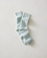 Ann Taylor Haven Well Within Cashmere Cable Knit Socks Women's