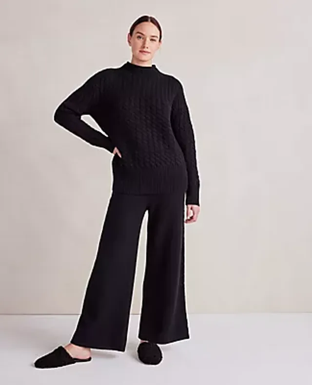 Haven Well Within Organic Cotton Rib Knit Wide Leg Pants