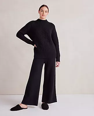 Ann Taylor Haven Well Within Cashmere Wide Leg Pants