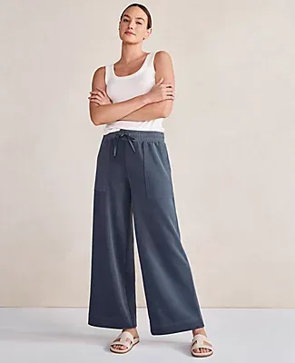 Ann Taylor Haven Well Within Balance Double-Knit Wide Leg Pants