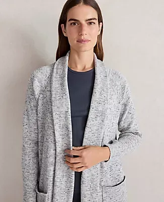 Ann Taylor Haven Well Within Organic Cotton Spacedye Duster