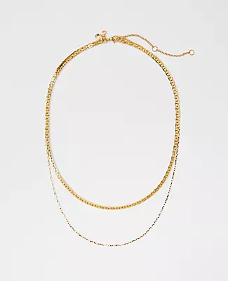Ann Taylor Layered Chain Necklace