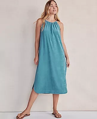 Ann Taylor Haven Well Within Terrycloth Halter Dress