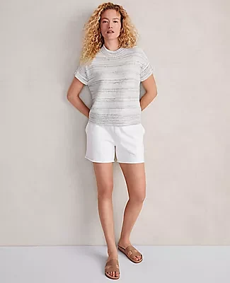 Ann Taylor Haven Well Within Organic Cotton Lofty Terry Shorts