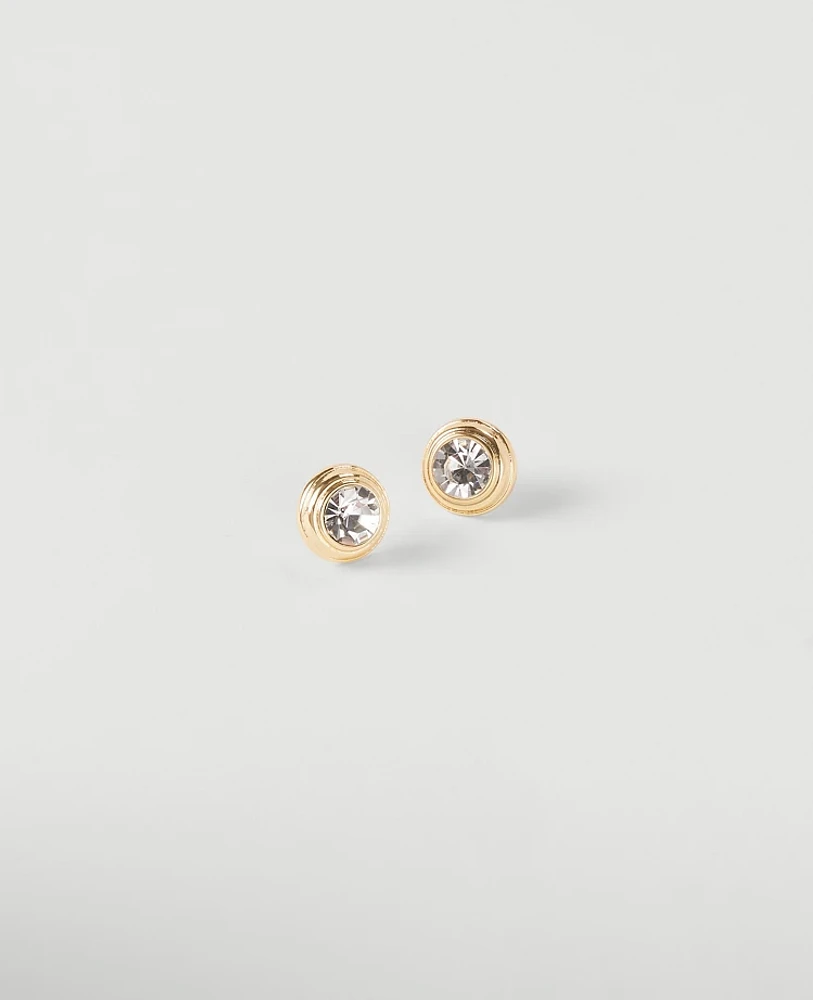 Ann Taylor Crystal Stud Earrings Women's