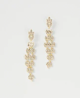 Ann Taylor Metal-Chain Drop Earrings Goldtone Women's