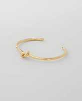 Ann Taylor Knot Cuff Bracelet Goldtone Women's