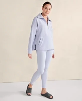 Ann Taylor Haven Well Within Balance Organic Cotton Ottoman Half-Zip Women's