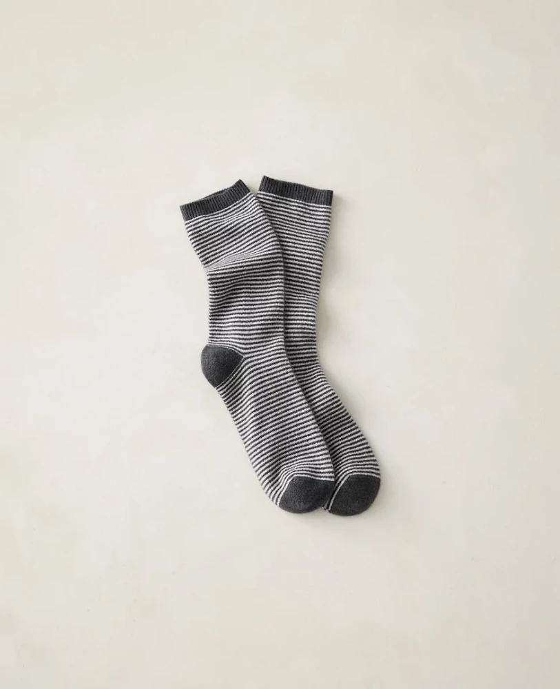 Ann Taylor Haven Well Within Cashmere Striped Socks Women's