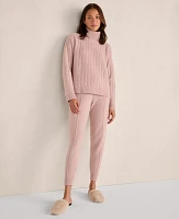 Ann Taylor Haven Well Within Cashmere Pintuck Joggers French Rose Women's