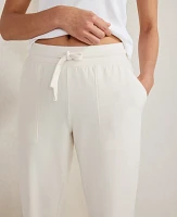 Ann Taylor Haven Well Within Organic Cotton Terry Pants Ivory Women's