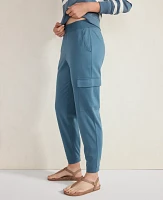 Ann Taylor Haven Well Within Organic Cotton Interlock Cargo Pants Women's