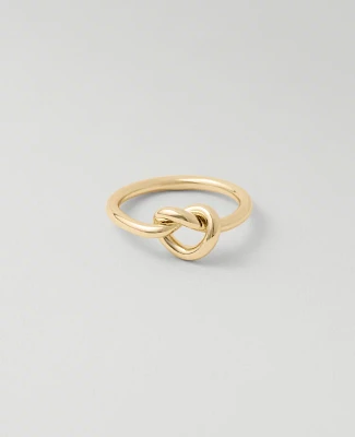 Ann Taylor Knot Ring Goldtone Women's