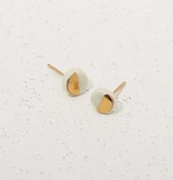 Zoë Comings Tiny Pebble Stud Earrings