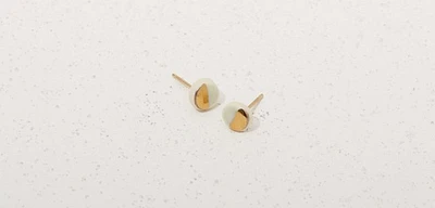 Zoë Comings Tiny Pebble Stud Earrings