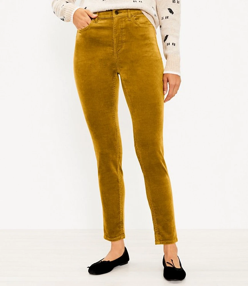 Velvet Skinny Pants