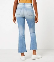 The Petite Maternity Kick Crop Jean Light Indigo