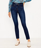 Tall Mid Rise Skinny Jeans in Classic Dark Indigo Wash