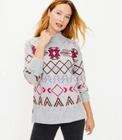 Lou & Grey Fair Isle Tunic Sweater | LOFT