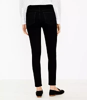 Petite Curvy Mid Rise Skinny Jeans Black