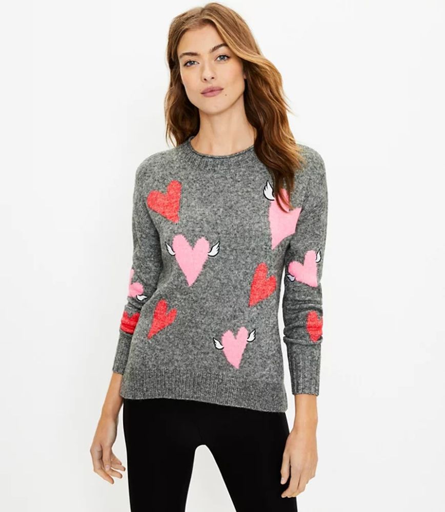 Lou & Grey Heart Sweater | LOFT