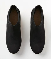 Suede Clog Boots