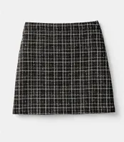 Shimmer Tweed Pocket Skirt
