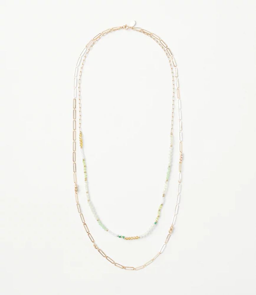 loft layered necklace