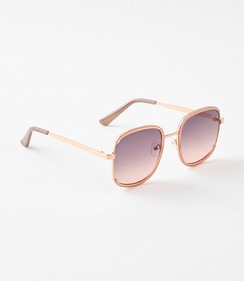 Square Metal Sunglasses | LOFT