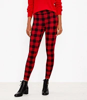 Tall Buffalo Plaid Ponte Leggings