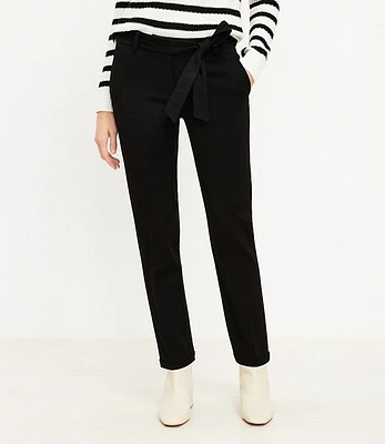 Devin Tie Waist Slim Pants