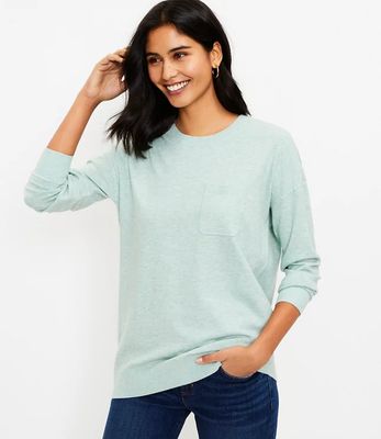 Petite Pocket Tunic Sweater | LOFT