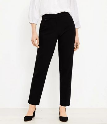 LOFT Curvy Button Pocket Slim Pants | LOFT | The Summit
