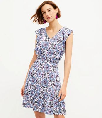 loft fit and flare dress