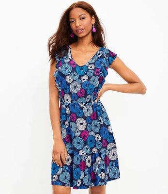 loft fit and flare dress