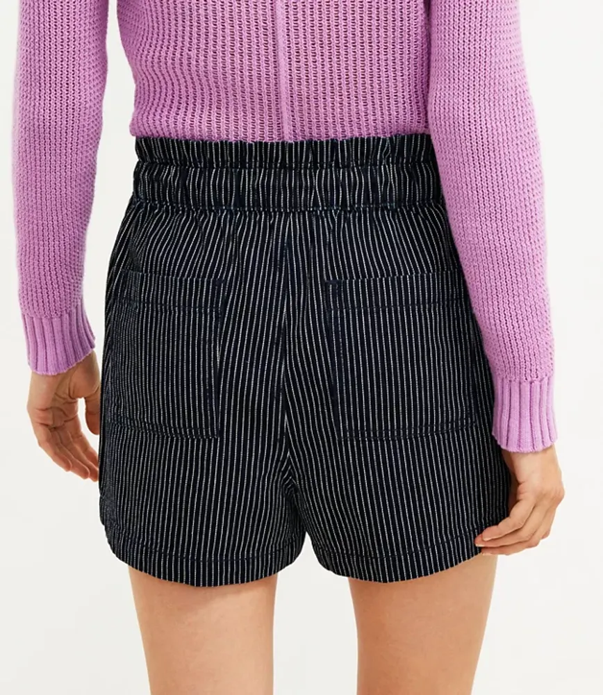 Denim Emory Shorts Navy Pinstripe