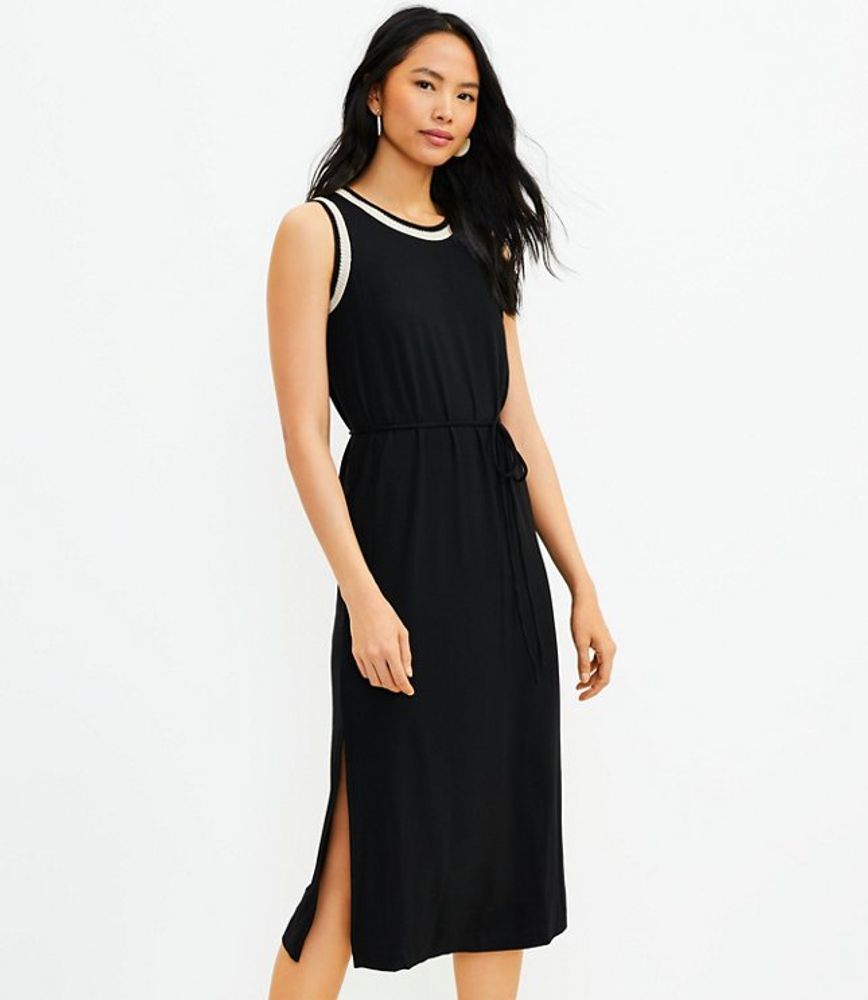 the loft black dress