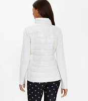 Lou & Grey Sweater Puffer Jacket