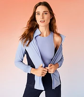 Lou & Grey Colorblock Luvstretch Zip Jacket