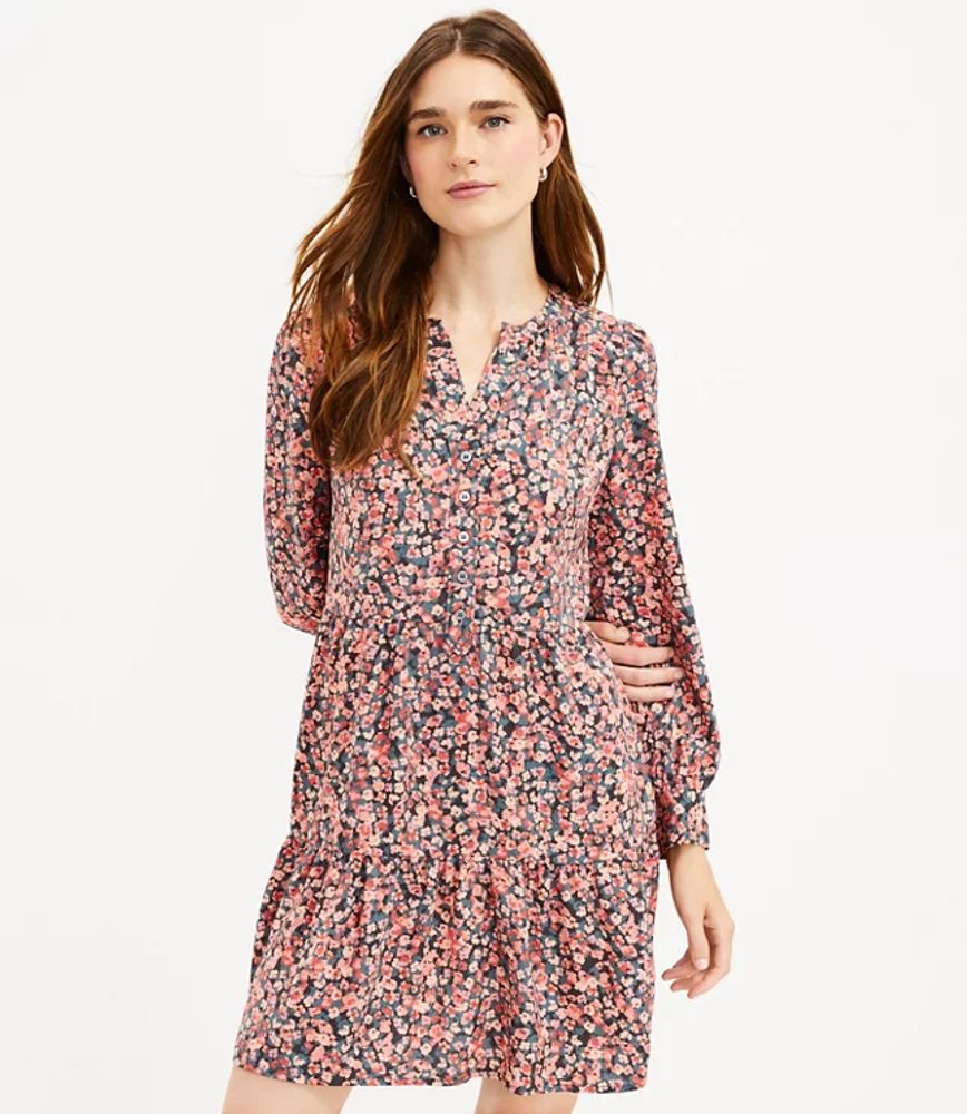 Tiered Shirtdress