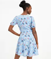 Floral Tiered Flare Dress