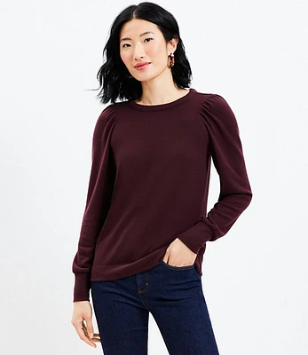 Cozy Puff Sleeve Sweatshirt