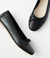 Leather Ballet Flats